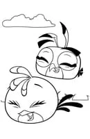 Angry Birds kleurplaat 16